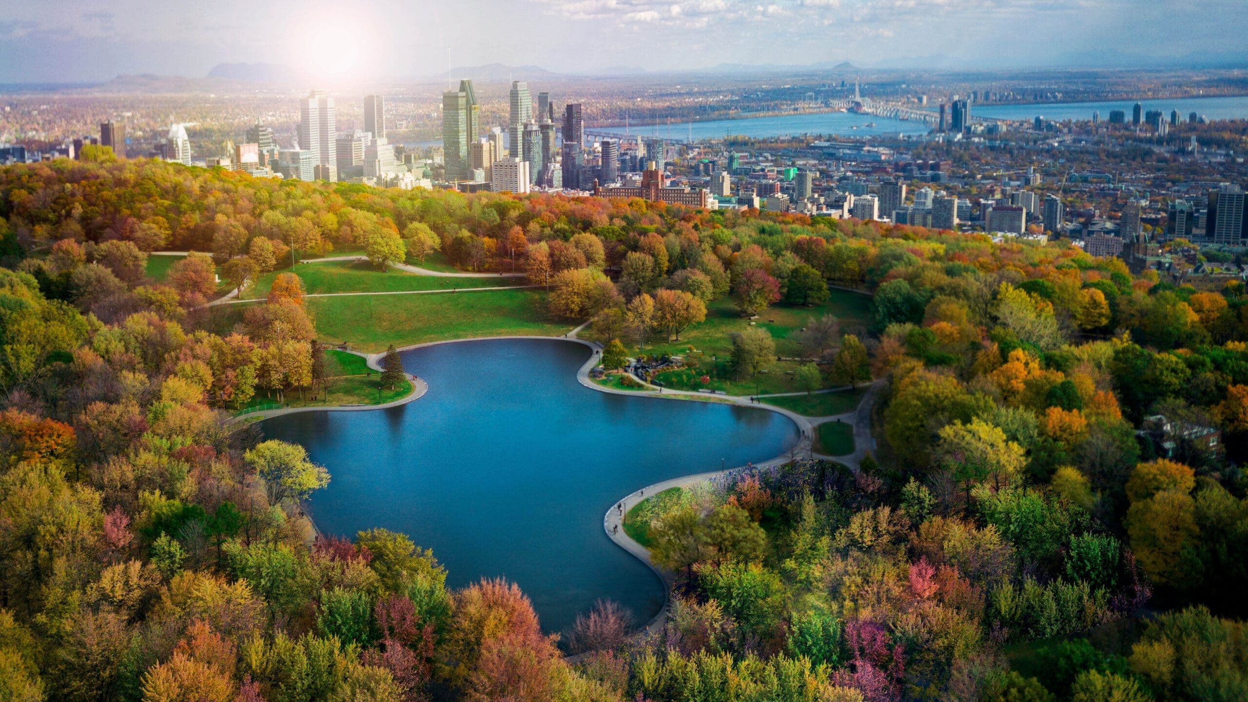 Montreal autumn season coulors