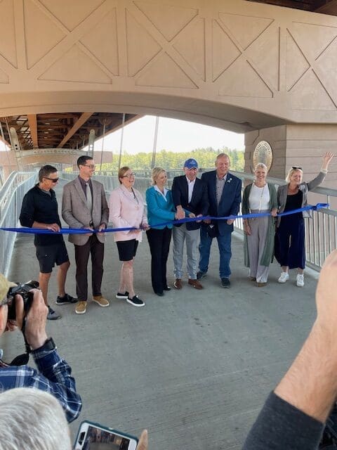 Highway 15 Underslung Pedestrian Bridge Officially Opens